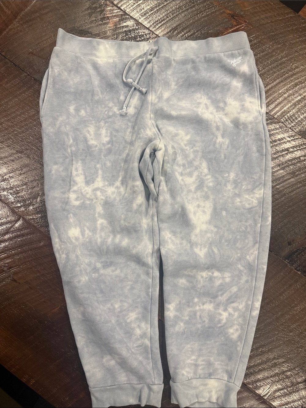 Victoria's Secret Light Blue Tie-Dye Jogger Sweatpants - Picture 4 of 6
